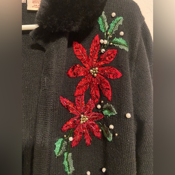 Christmas sweater Vintage 90’s Basic Editions Holiday Christmas sweater🎅🏻 - Picture 10 of 11